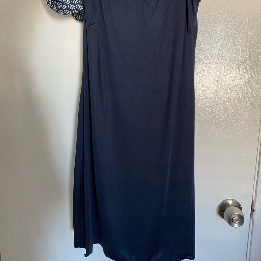 Max Studio Chiffon Mermaid Pattern Dress - Picture 4 of 6